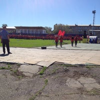 Photo taken at Стадион «Динамо» by Ella🍭 on 5/18/2013