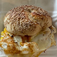 Photo taken at Up-Ryes Bagels by BD on 3/2/2024