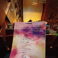 Photo taken at Yamaha Hall by Masato S. on 5/26/2022