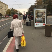 Photo taken at Petřiny (tram, bus) by Nela M. on 10/1/2017