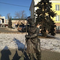 Photo taken at Памятник Дворнику by Ivan F. on 12/22/2012