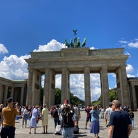 Photo taken at Brandenburg Gate by Petia P. on 7/11/2022