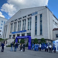 Photo taken at Yonsei University Main Auditorium by InBae L. on 10/8/2022