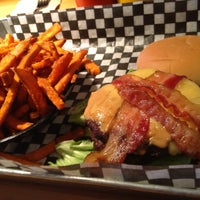 Photo taken at The Works Gourmet Burger Bistro by Guillermo C. on 1/18/2013