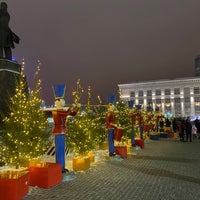 Photo taken at Площадь Ленина by Sergey on 12/31/2020