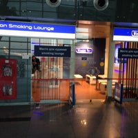 Photo taken at Smoking Lounge Vnukovo Airport (Terminal A) by Vladimir P. on 4/17/2013