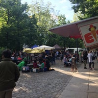 Photo taken at Wochenmarkt Arkonaplatz by Tim on 5/26/2017