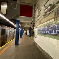Photo taken at MTA Subway - 68th St/Hunter College (6) by Liftildapeak W. on 12/8/2019