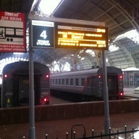 Photo taken at Vitebsky Railway Station by Olga K. on 4/30/2013