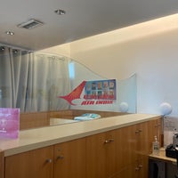 Photo taken at Air India Maharajah Lounge by Donald L. on 7/15/2022