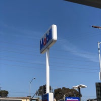 Photo taken at Mobil by Donald L. on 4/25/2019