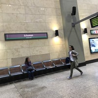 Photo taken at Metro Line 5 (MIVB / STIB) by Marine D. on 7/24/2017