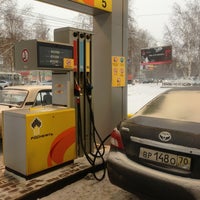 Photo taken at АЗС Роснефть by Dastan M. on 12/24/2012