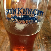 Photo taken at Sunken City Brewing Company and Tap Room by Julia S. on 6/9/2013