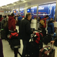 Photo taken at JetBlue Bag Drop by Eric S. on 12/21/2012