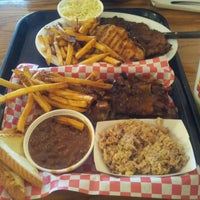 Photo taken at Remington Grill Burgers &amp;amp; BBQ- Raleigh by Antonio G. on 12/22/2012