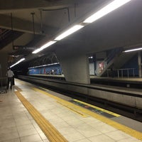 Photo taken at MetrôRio - Estação Cantagalo by Rossini P. on 1/26/2018