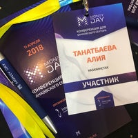 Photo taken at Dostyk Hotel by Aliya T. on 4/11/2018