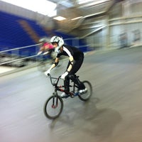 Photo taken at National Cycling Centre - BMX by Malcolm M. on 6/8/2013