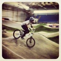 Photo taken at National Cycling Centre - BMX by Malcolm M. on 9/7/2013