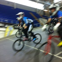 Photo taken at National Cycling Centre - BMX by Malcolm M. on 6/8/2013