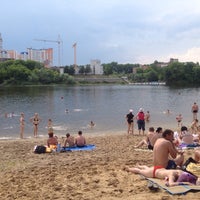 Photo taken at Володарский пляж by Анастасия К. on 6/7/2014