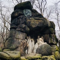 Photo taken at Monument of Julius Zeyer by Edward E. on 2/29/2020