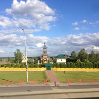 Photo taken at Магистраль М2 Минск—Национальный аэропорт «Минск» by Dmitry M. on 6/7/2016