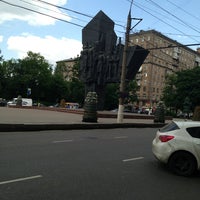 Photo taken at Остановка «Метро Автозаводская» by Viacheslav N. on 6/6/2013