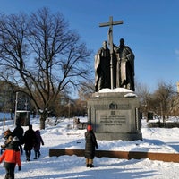 Photo taken at Памятник Кириллу и Мефодию by Сергей Г. on 2/5/2022