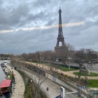 Photo taken at Métro Bir-Hakeim — Tour Eiffel [6] by Nadya D. on 1/12/2023