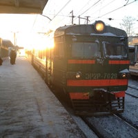 Photo taken at Ж/д платформа Матвеевская by Дмитрий Г. on 1/29/2017