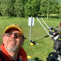 Photo taken at Hirvensalon Golf by Janne S. on 6/10/2020
