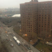 Photo taken at 1st Ave &amp;amp; 120th St by Guzman G. on 1/12/2013
