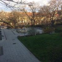Photo taken at Park Fidlovačka by Kate T. on 11/27/2017