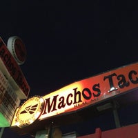 Photo taken at Machos Tacos by Dan M. on 3/4/2013