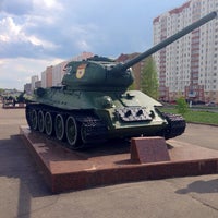 Photo taken at Танк Т-34 by Kochetova D. on 5/2/2014