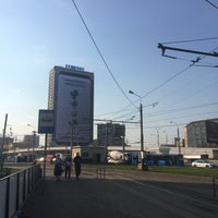 Photo taken at Трамвайная остановка «Метро «Сокол» by Виктория П. on 4/25/2019