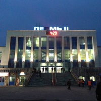 Photo taken at Perm-2 Train Station by Алеша Б. on 4/20/2013