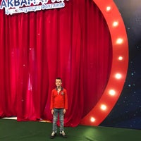 Photo taken at Цирк танцующих фонтанов «Аквамарин» by Anastasiya Z. on 5/20/2018