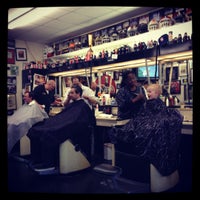 Photo taken at Thomas&amp;#39; Barber Shop by Dean H. on 11/10/2012