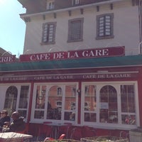 Photo taken at Café de la gare by Eddy T. on 3/16/2013