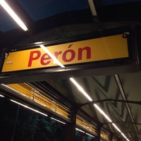 Photo taken at Metrobus - Estación Perón by Pablo G. on 7/29/2013