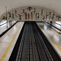 Photo taken at Metro Areeiro [VD] by Roger F. on 7/18/2019