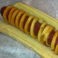 Photo taken at Franky&amp;#39;s Gourmet Hot Dogs by Joe S. on 1/11/2013