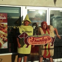 Photo taken at Franky&amp;#39;s Gourmet Hot Dogs by Joe S. on 1/11/2013