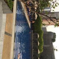 Photo taken at Swimming Pool | Marriott Singapore Tang Plaza by Shimoaoki M. on 3/25/2015