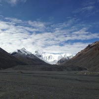 Photo taken at Mt. Everest North Basecamp by ᴡ X. on 7/13/2013