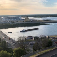Photo taken at AZIMUT Hotel Nizhny Novgorod by Игорь Е. on 6/13/2019