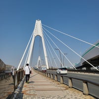 Photo taken at Daishi Bridge by クーラーつけっぱ毛布で昼寝 on 3/16/2024